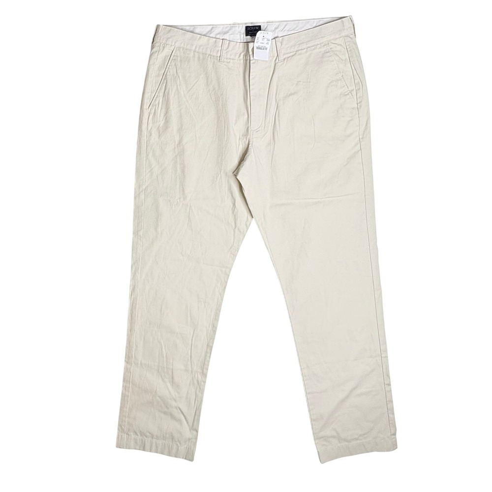 J. Crew Sutton Chino Pants 36/32 Tan Men's‎ Casual Preppy Yuppie NWT